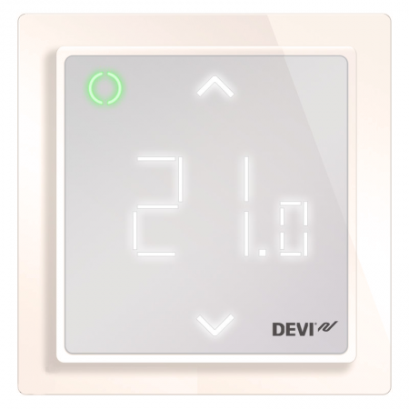 Терморегулятор DEVIreg Smart с Wi-Fi программируемый бежевый